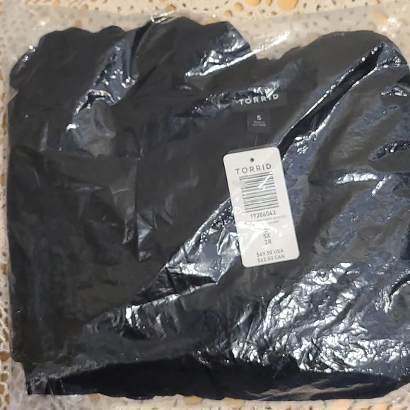 Torrid Surplice Strappy Bodysuit Lace Black - Picture 9 of 10